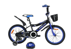 Детский велосипед DELTA Sport 16 (черный/синий)